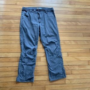 Carhartt Men’s Relaxed Fit Fleece-lined Work Pant- Light Gray 33x30